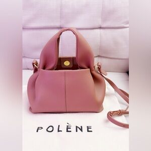 Authentic Polene Numero Neuf Mini - Textured Blush